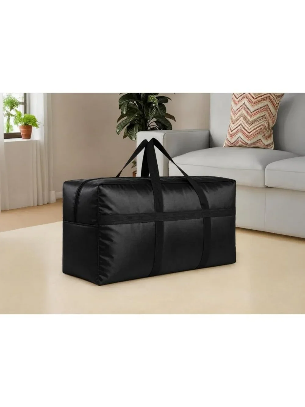 Extra Large Foldable Duffle Bag for Travel & Camping, 130L, Lockable Zipper